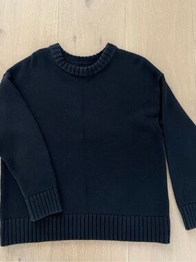Gap Women's 100% Cotton Oversized
Sweater Black size Small